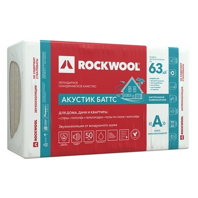 Rockwool Акустик Баттс 1000*600*100 мм