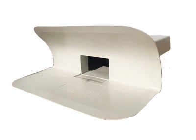 Парапетная воронка (скаппер) 100х65х425, ПВХ