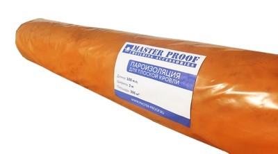 Пароизоляция плоской кровли MasterProof, 3х100 м