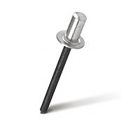 Заклепка вытяжная закрытая MESSER алюминий/сталь AlMg 5% St Потайной бортик.(упаковка 500 шт.)