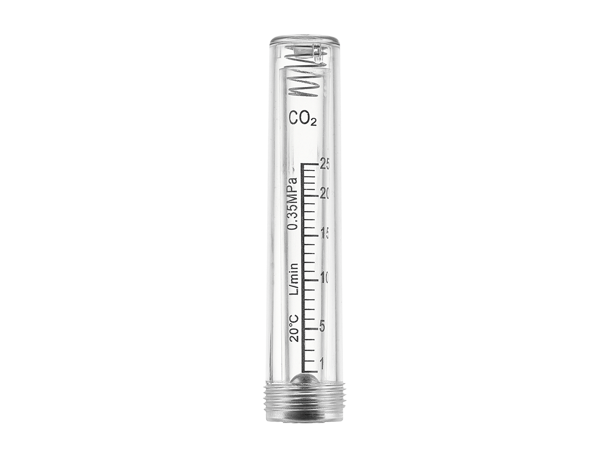 Ротаметр—колба для смесителя Ar/CO2—4Р (CO2 0-25л/мин)